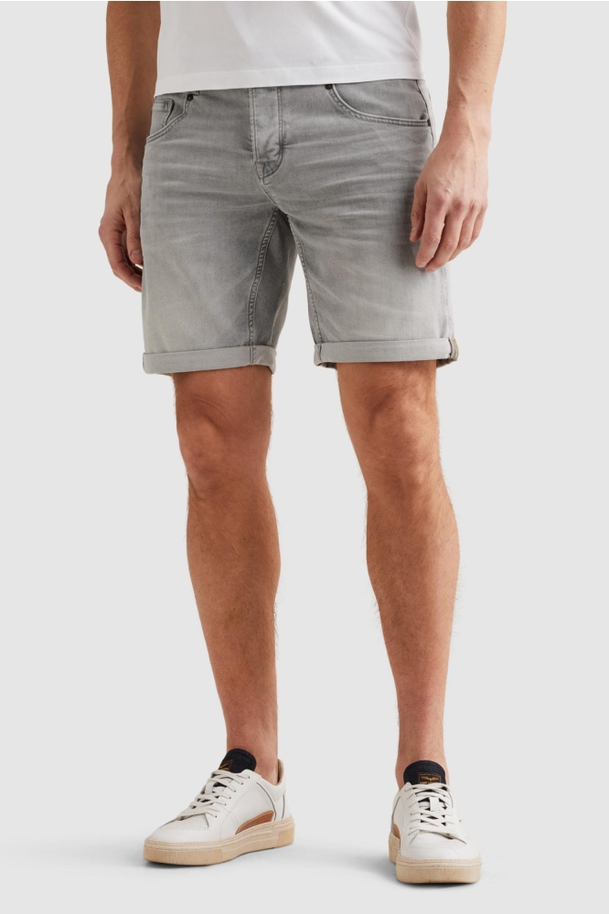 PME legend grijze heren korte broek | Vooraanzicht