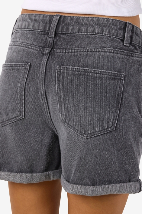 Noisy may grijze dames korte broek | Model achteraanzicht