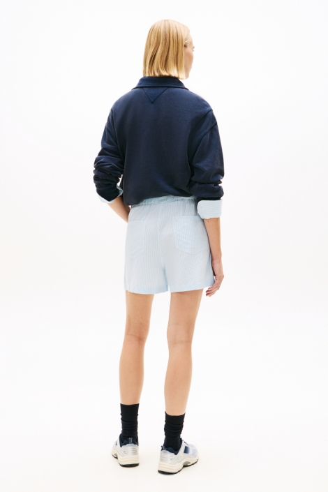 Tommy Jeans blauwe dames korte broek | Model