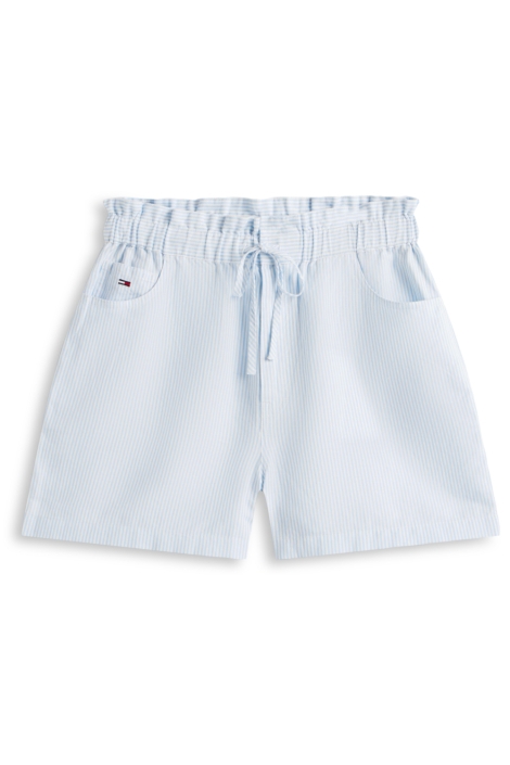 Tommy Jeans blauwe dames korte broek | Vooraanzicht