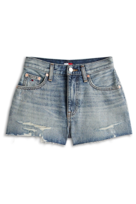 Tommy Jeans blauwe dames korte broek | Vooraanzicht