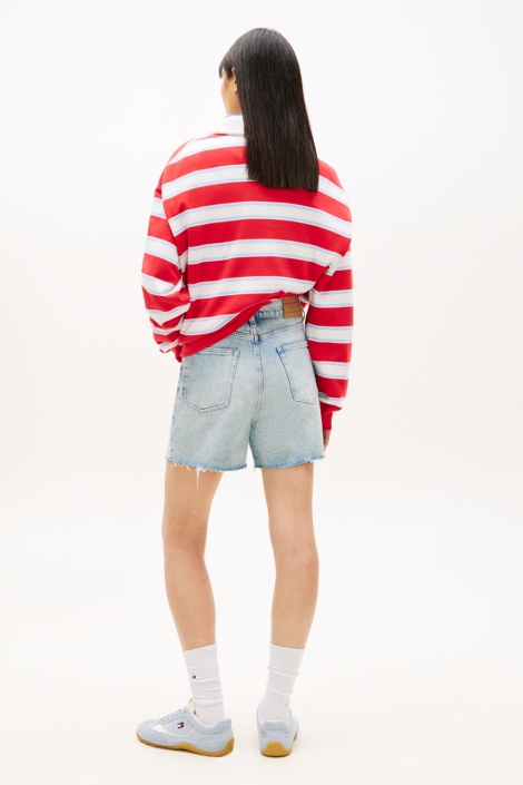 Tommy Jeans blauwe dames korte broek | Model