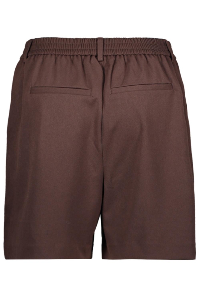 Vila bruine dames korte broek | Achteraanzicht