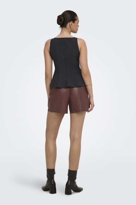 Only bruine dames korte broek | Model