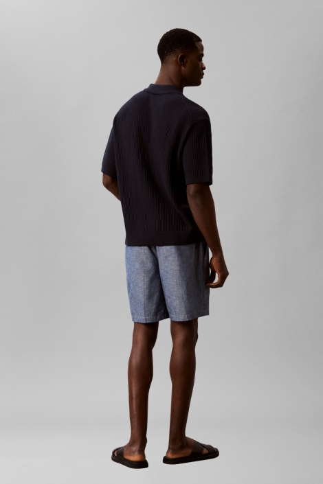 Calvin Klein blauwe heren korte broek | Model