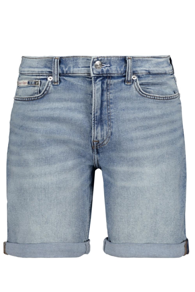 Calvin Klein blauwe heren korte broek | Vooraanzicht