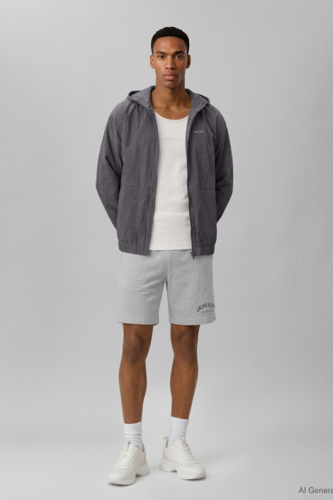 Calvin Klein grijze heren korte broek | Model