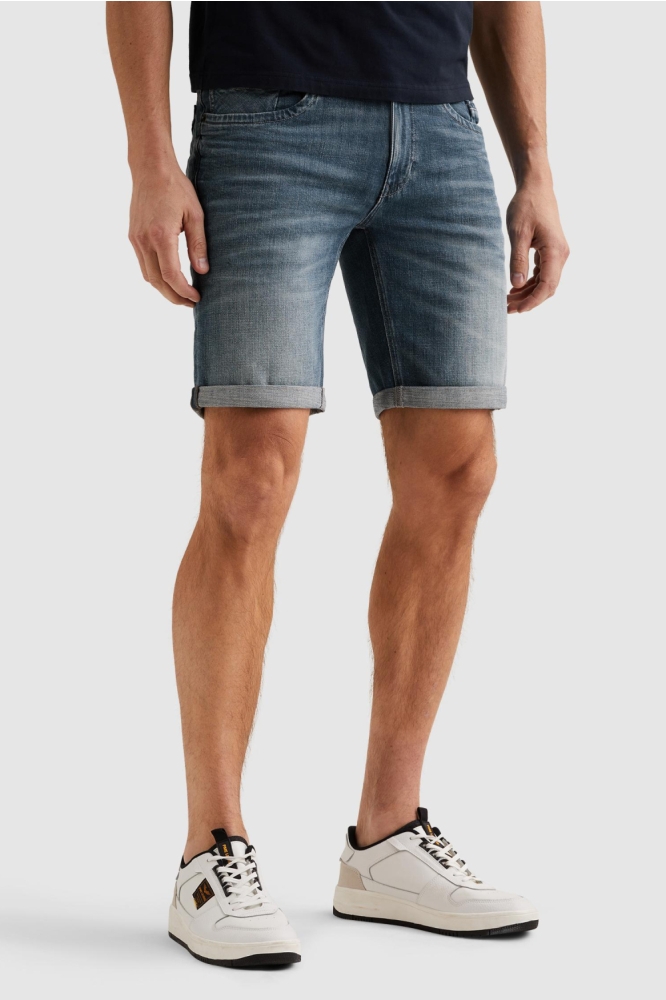 PME legend blauwe heren korte broek | Model vooraanzicht