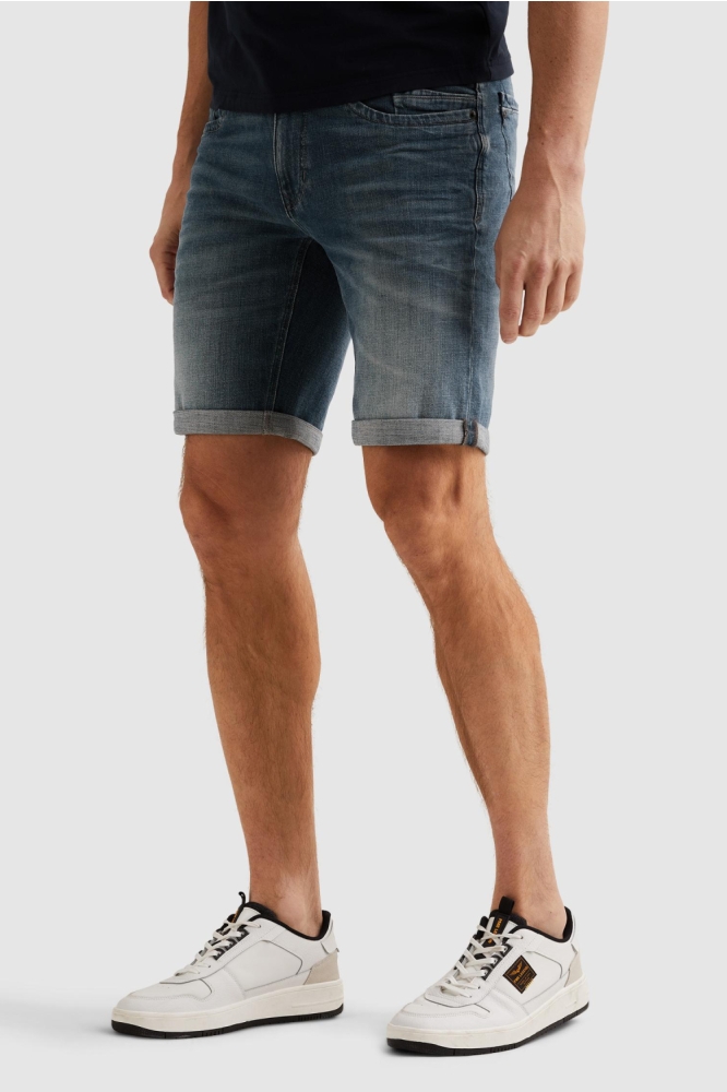 PME legend blauwe heren korte broek | Model zijaanzicht