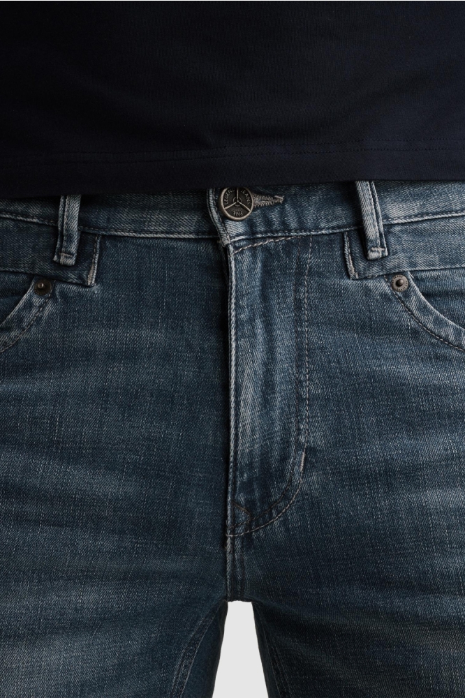 PME legend blauwe heren korte broek | Close up