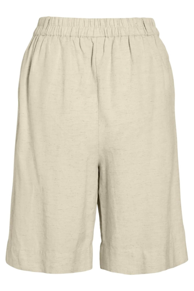 Vila beige dames korte broek | Achteraanzicht