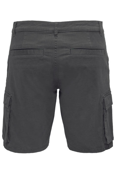 Only & Sons grijze heren korte broek | Achteraanzicht
