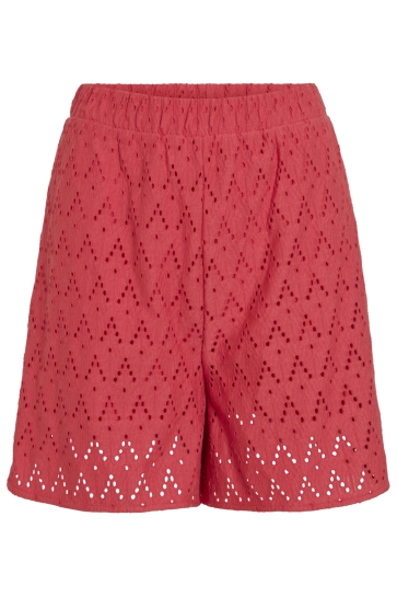 Vila Broek VIAMALINA HW SHORTS/VOL/PB 14113651 HIBISCUS