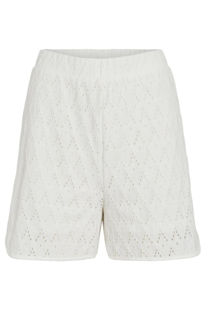 Vila witte dames korte broek | Vooraanzicht