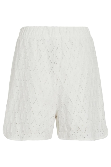 Vila witte dames korte broek | Achteraanzicht