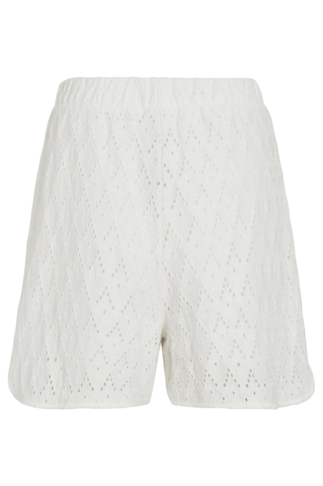 Vila witte dames korte broek | Achteraanzicht