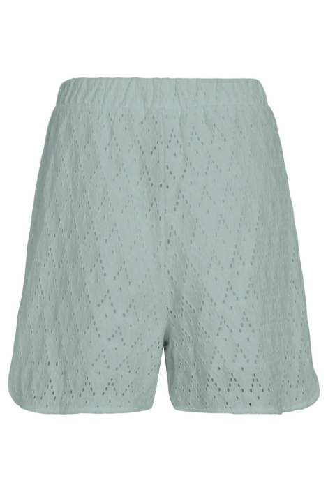 Vila groene dames korte broek | Achteraanzicht