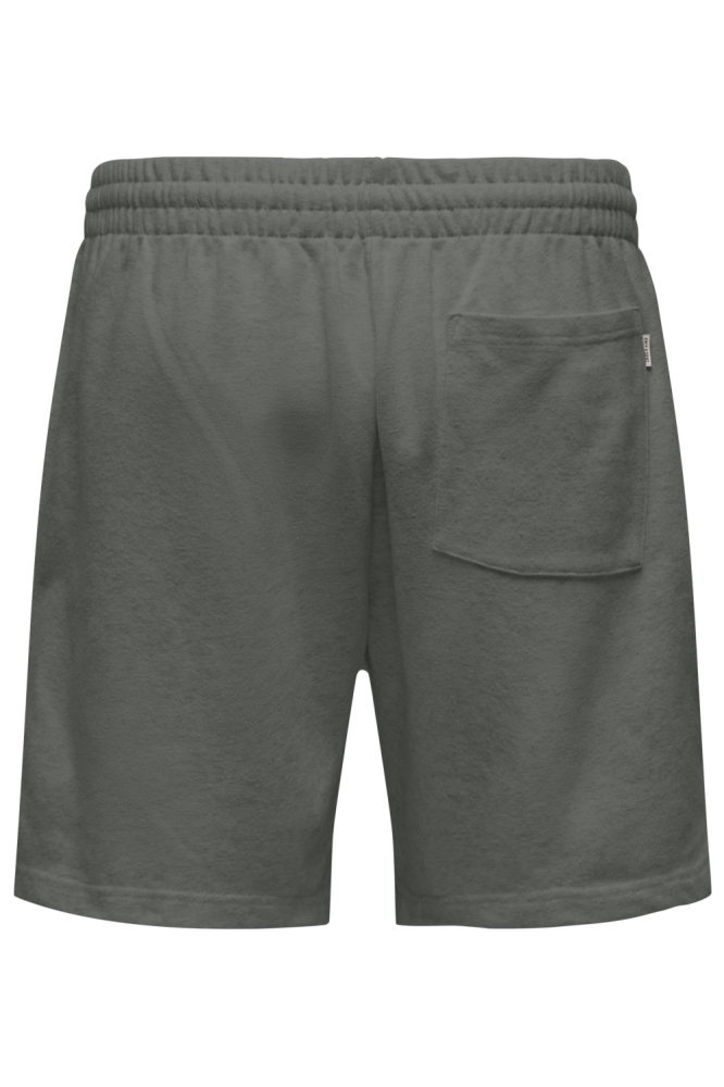 Only & Sons groene heren korte broek | Achteraanzicht