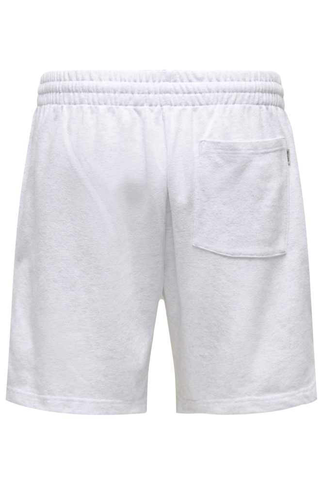 Only & Sons grijze heren korte broek | Achteraanzicht