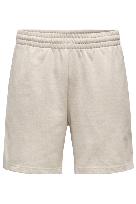 Only & Sons beige heren korte broek | Vooraanzicht