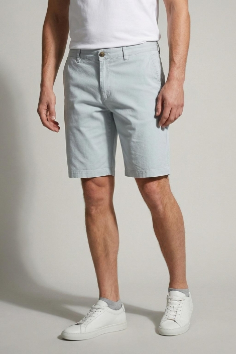 McGregor blauwe heren korte broek | Model vooraanzicht