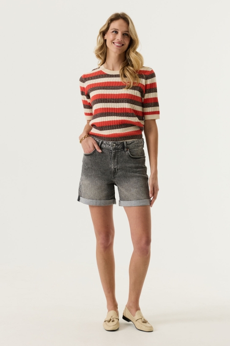 Garcia grijze dames korte broek | Model