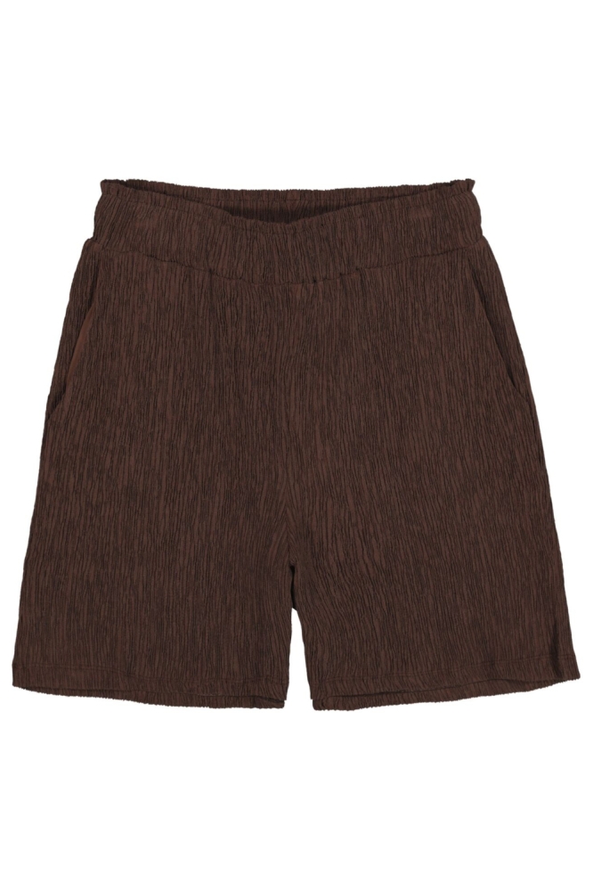 Garcia bruine dames korte broek | Vooraanzicht