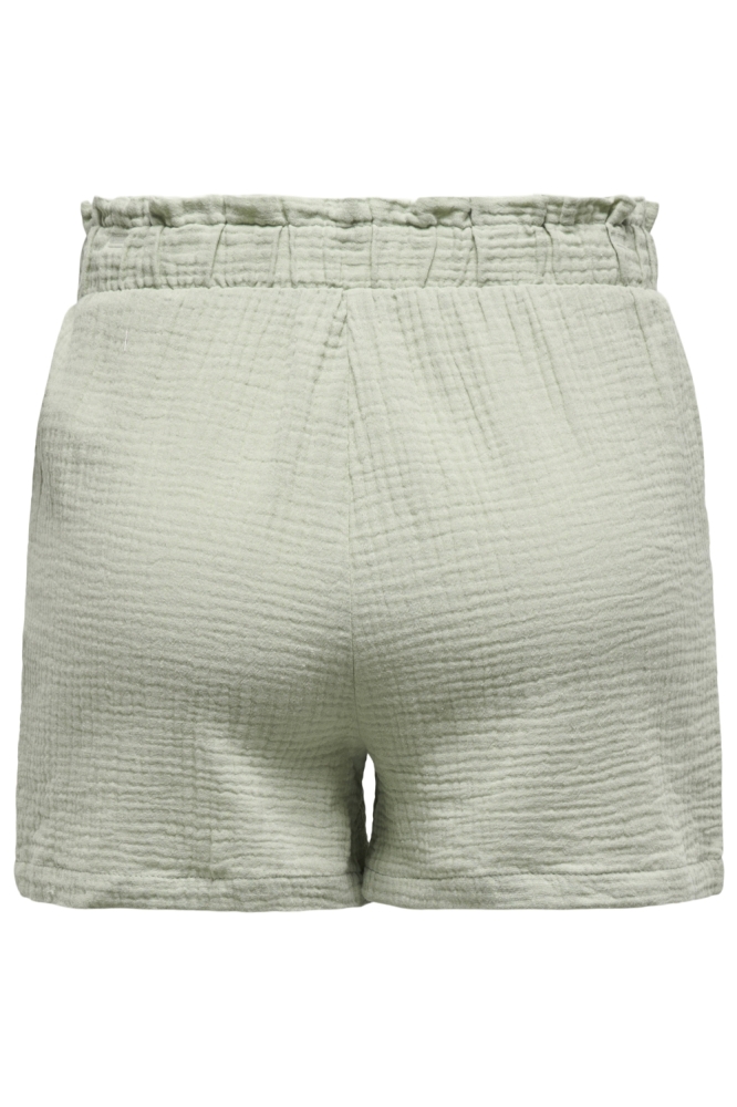 Jacqueline de Yong groene dames korte broek | Achteraanzicht