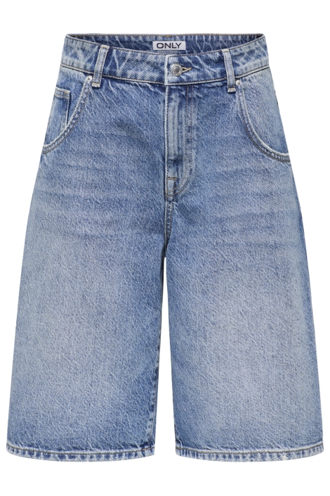 Only blauwe dames korte broek | Vooraanzicht