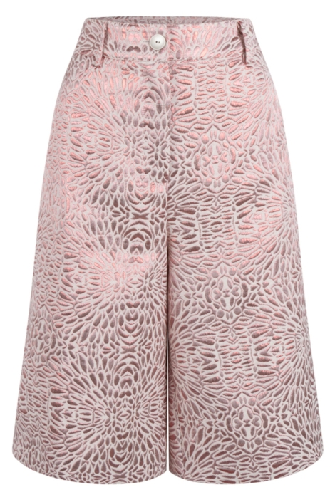 Juffrouw Jansen roze dames korte broek | Vooraanzicht