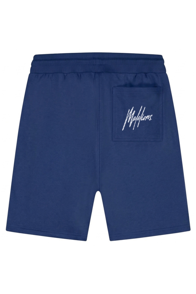 Malelions blauwe heren korte broek | Achteraanzicht