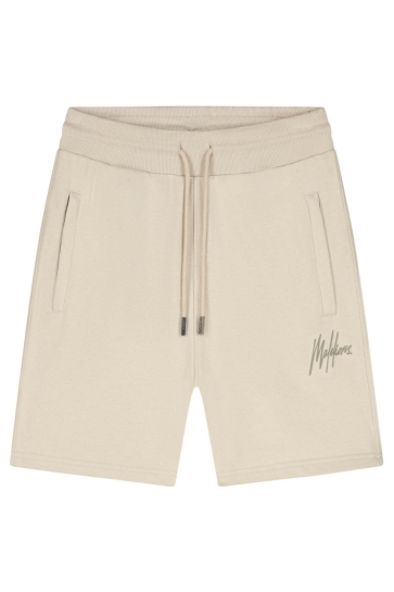 Malelions Korte broek STRIPED SIGNATURE SHORTS MMC30026041 LIGHT TAUPE