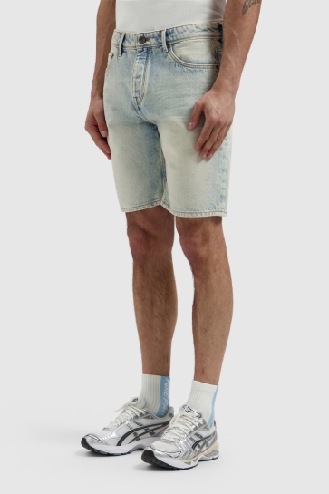 Pure Path Korte broek THE OWEN W1640 88 DENIM BLUE GREEN