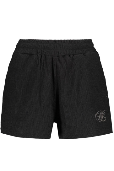 Malelions Korte broek SEERSUCKER SHORTS MWC30026057 BLACK
