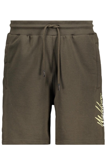 Malelions Broek SPLIT SHORTS MMC30026013 VINTAGE GREEN
