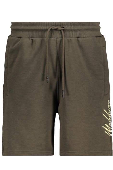 Malelions groene heren korte broek | Vooraanzicht