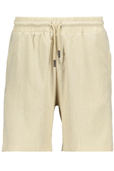Malelions Korte broek EMBLEM SEERSUCKER SHORTS MMC30026061 LIGHT TAUPE