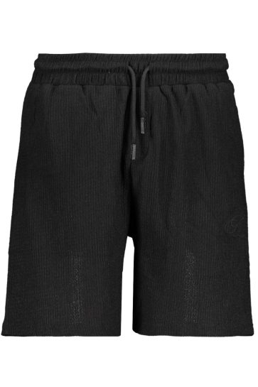 Malelions Korte broek EMBLEM SEERSUCKER SHORTS MMC30026061 BLACK