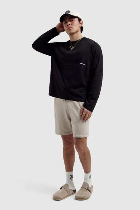 Pure Path zand heren korte broek | Model