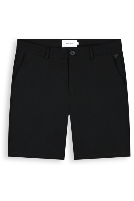 Pure Path zwarte heren korte broek | Vooraanzicht