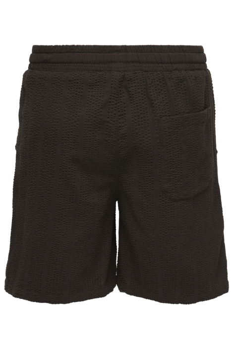 Only & Sons bruine heren korte broek | Achteraanzicht