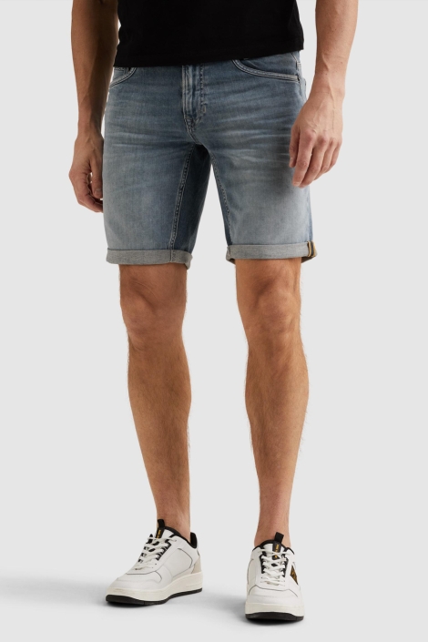 PME legend blauwe heren korte broek | Model vooraanzicht