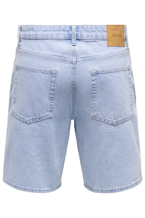 Only & Sons blauwe heren korte broek | Achteraanzicht