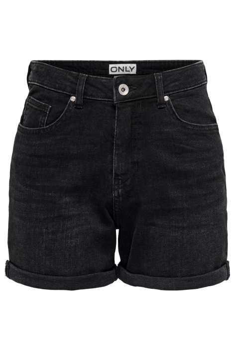 Only zwarte dames korte broek | Vooraanzicht