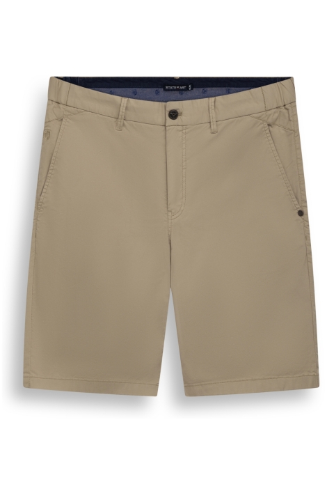 State of Art beige heren korte broek | Vooraanzicht