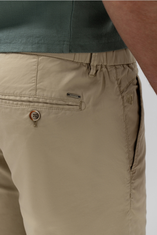 State of Art beige heren korte broek | Close up