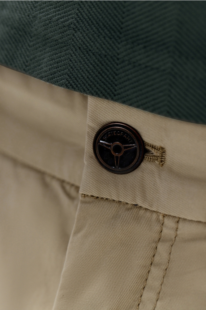 State of Art beige heren korte broek | Unique Selling Point