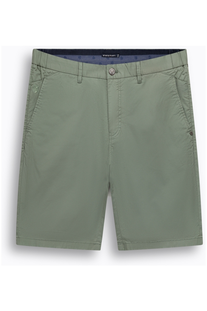 State of Art groene heren korte broek | Vooraanzicht