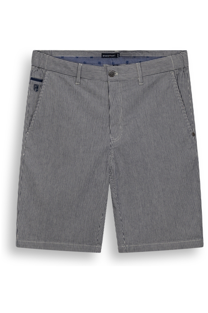 State of Art blauwe heren korte broek | Vooraanzicht