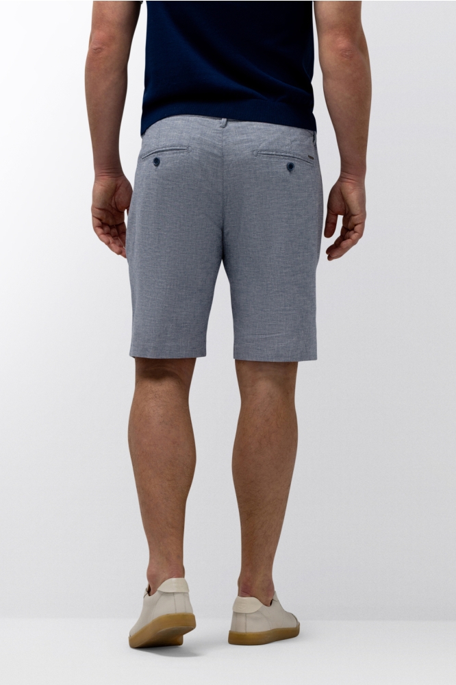 State of Art blauwe heren korte broek | Model achteraanzicht